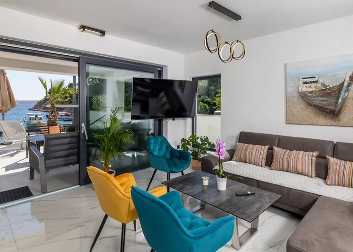 Palazzo Maestral Beachfront By Guide Karlobag